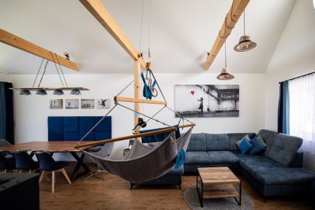 Wohnzimmer mit Traumschwinger